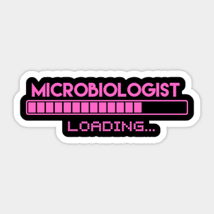 Microbiologist Loading Sticker